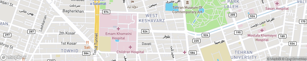نقشه و کروکی آدرس دکتر منصوره کرمانی