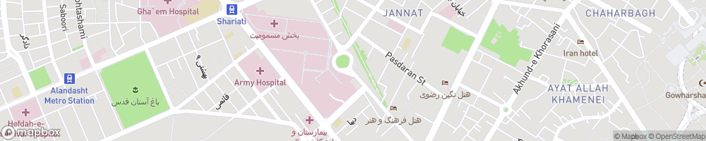 نقشه و کروکی آدرس دکتر علی اجودی