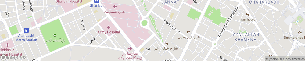 نقشه و کروکی آدرس دکتر نعمت اله قربانی