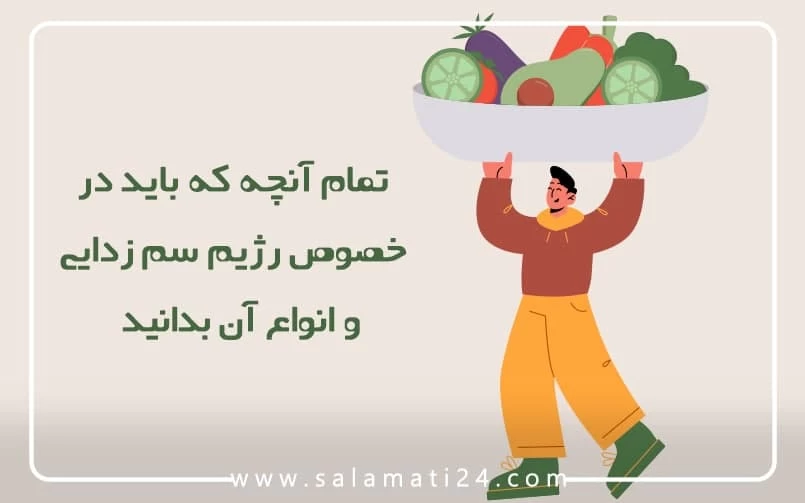 تمام آنچه که باید در خصوص رژیم سم زدایی و انواع آن بدانید