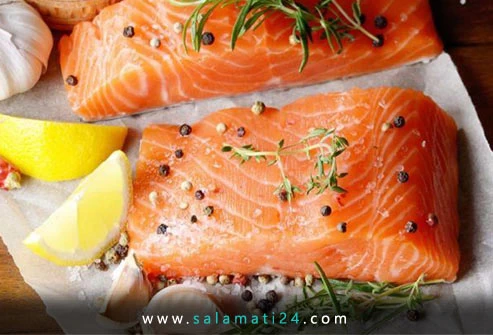 ماهی سالمون برای کاهش اضطراب