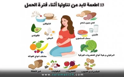 13 اطعمة لابد من تناولها أثناء فترة الحمل