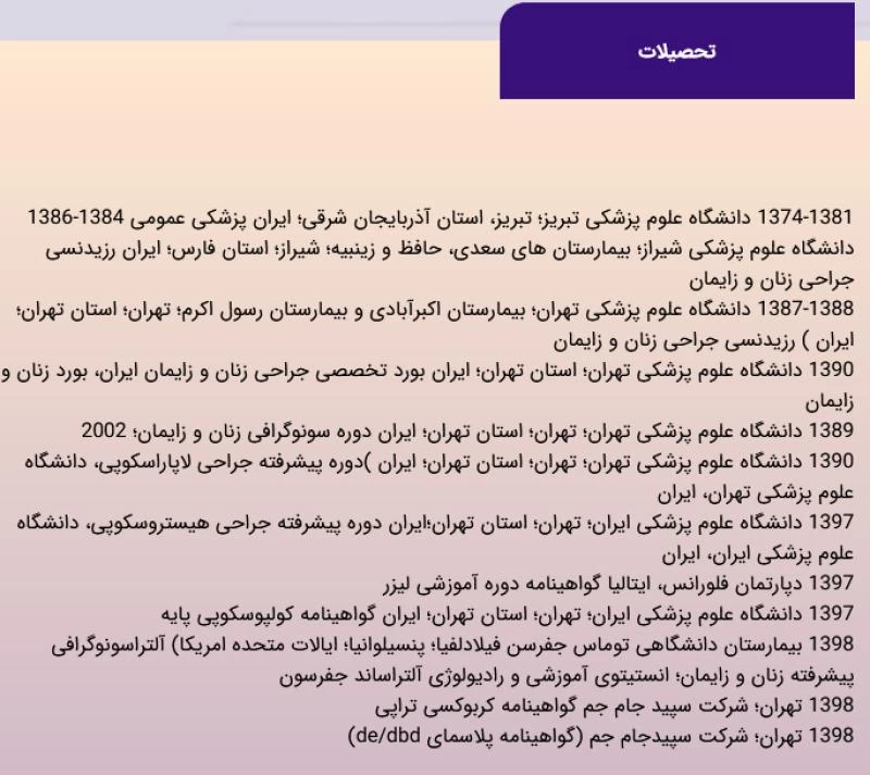 دکتر بیتا زلالی