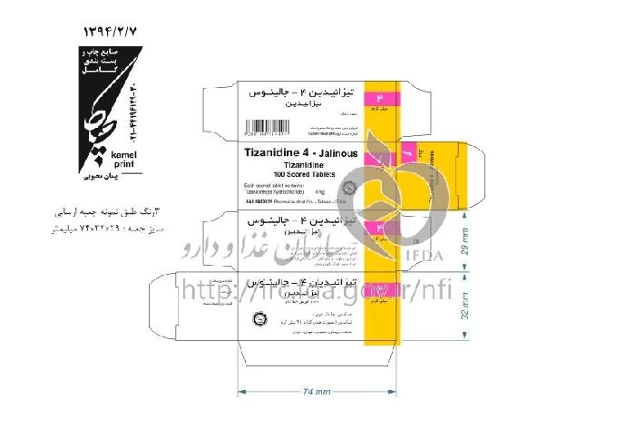 تیزانیدین - جالینوس