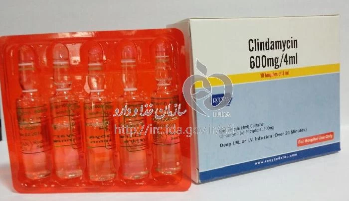 کلیندامایسین 600 میلی گرم در 4 میلی لیتر
