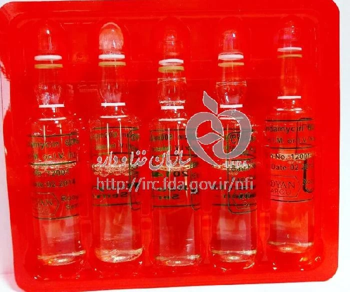 کلیندامایسین 600 میلی گرم در 4 میلی لیتر